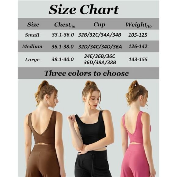 Tank Top with Built in Bra for Women Square Neck Stretchy Workout Cami Tank - Picture 6 of 7